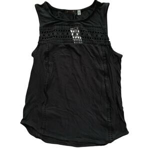 Fylo Black Sleeveless Blouse Small NWT